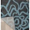 World Rug Gallery Contemporary Modern Floral Flowers 2'x10' Gray 108D.GRAY2X10 - alternate 5